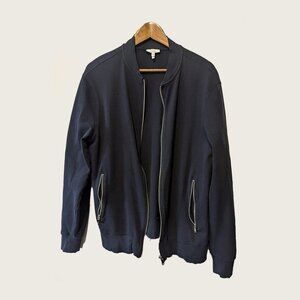 REISS - Navy zip up cardigan - Sz XL (Fits S)